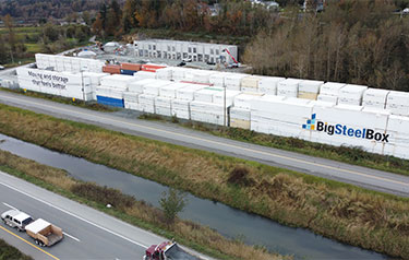 BigSteelBox moving and storage location in Abbotsford, BC
