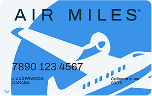 Sample AIR MILES® Collector Card