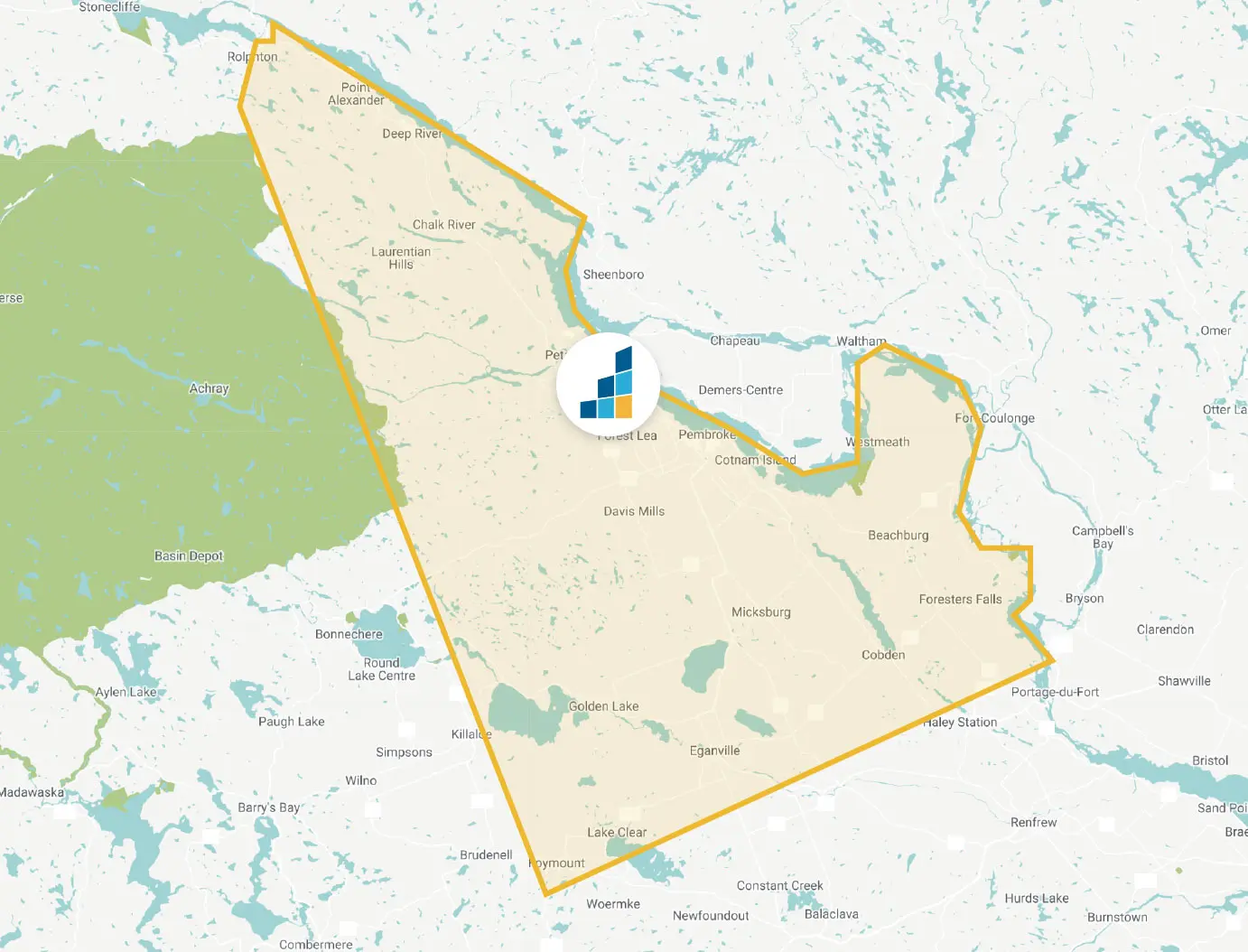 Petawawa's Location Map